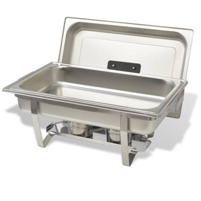 Vidaxl 4 Piece Chafing Dish Set Stainless Steel