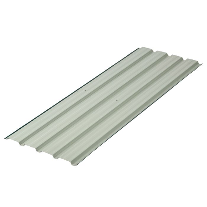 Outsunny Corrugated Roofing Sheets, Pack Of 24, Galvanised Metal Roofing Sheets For Greenhouse, Garage, Storage Shed, Carport, 129 X 45cm, Green