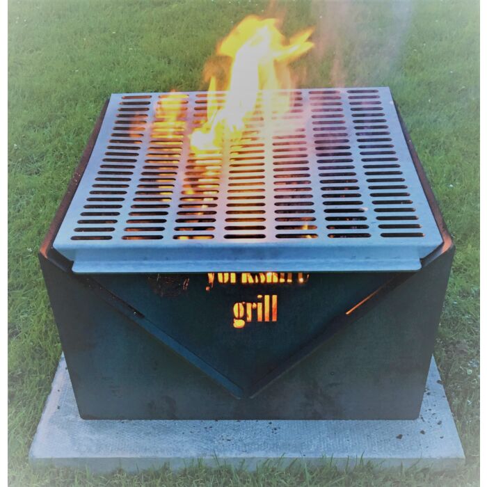 Yorkshire Grill - Firepit And Bbq With Log Carrying Sling
