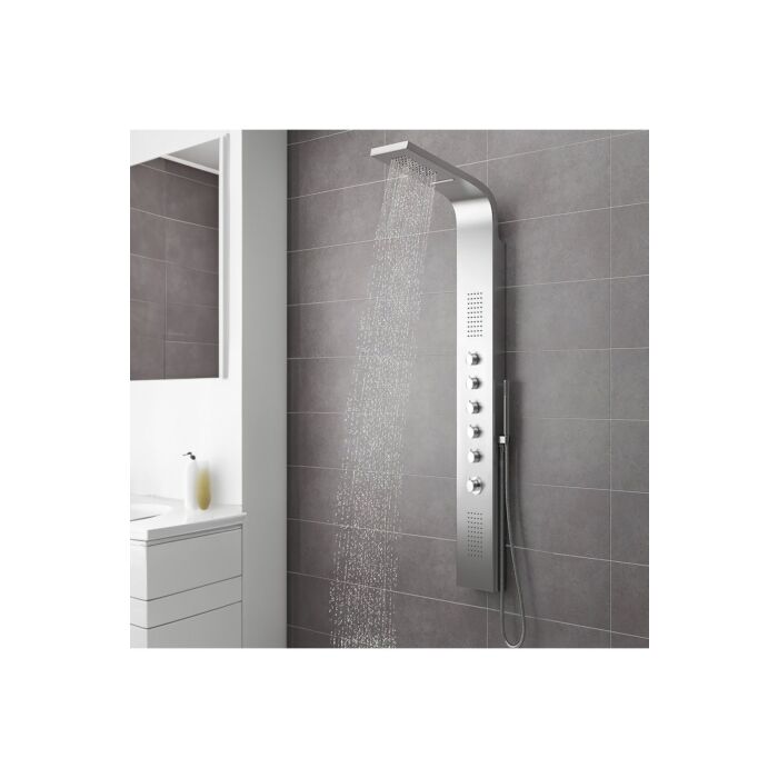Stainless Steel Bathroom Exposed Shower Tower Panel