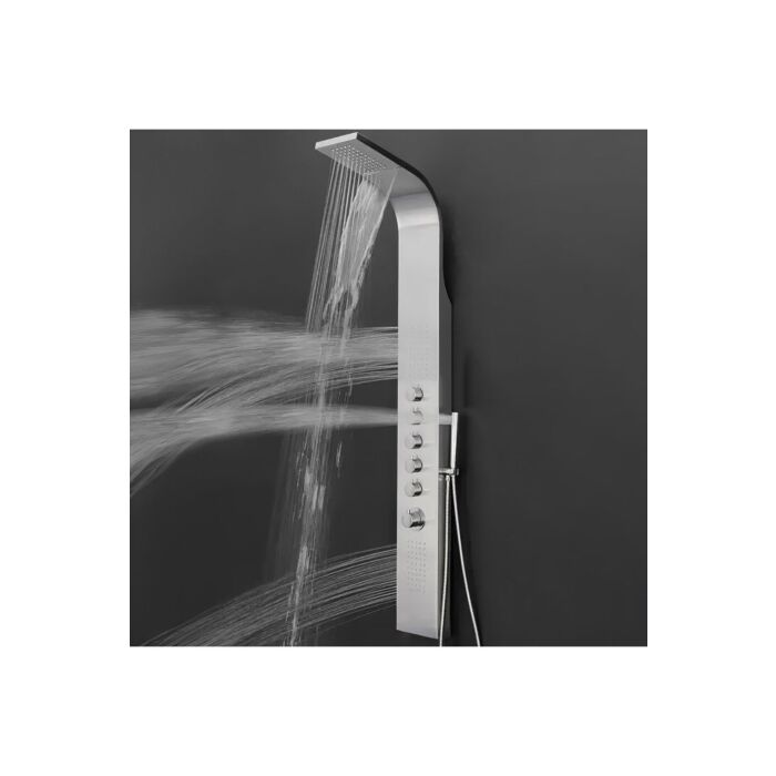 Stainless Steel Bathroom Exposed Shower Tower Panel