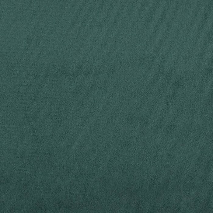 Vidaxl Box Spring Bed With Mattress Dark Green 90x190 Cm Velvet