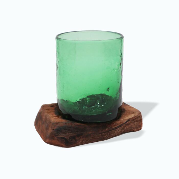 Recycled Beer Bottles - Beer Glass On Wood