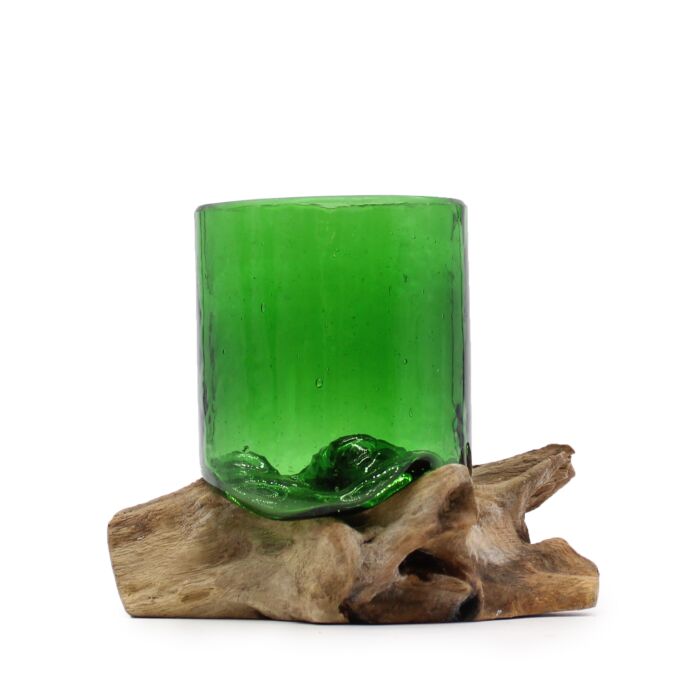 Recycled Beer Bottles - Beer Glass On Wood