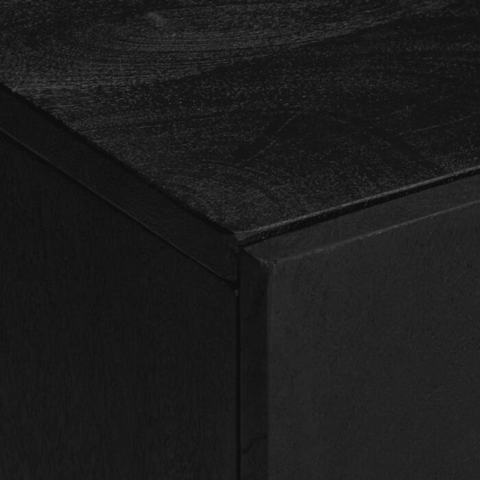 Vidaxl 3 Piece Bathroom Furniture Set Black Engineered Wood