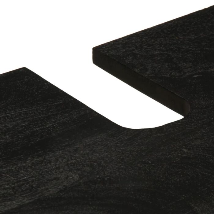 Vidaxl 3 Piece Bathroom Furniture Set Black Engineered Wood