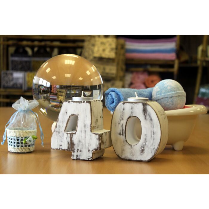 Wooden Birthday Numbers - No. 4