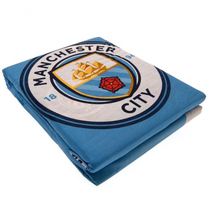 Manchester City Fc Pulse Double Duvet Set