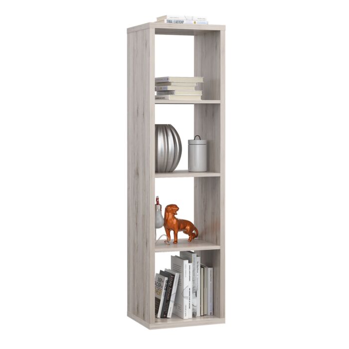 Mauro 3 Shelves Storage Unit In Sand Oak
