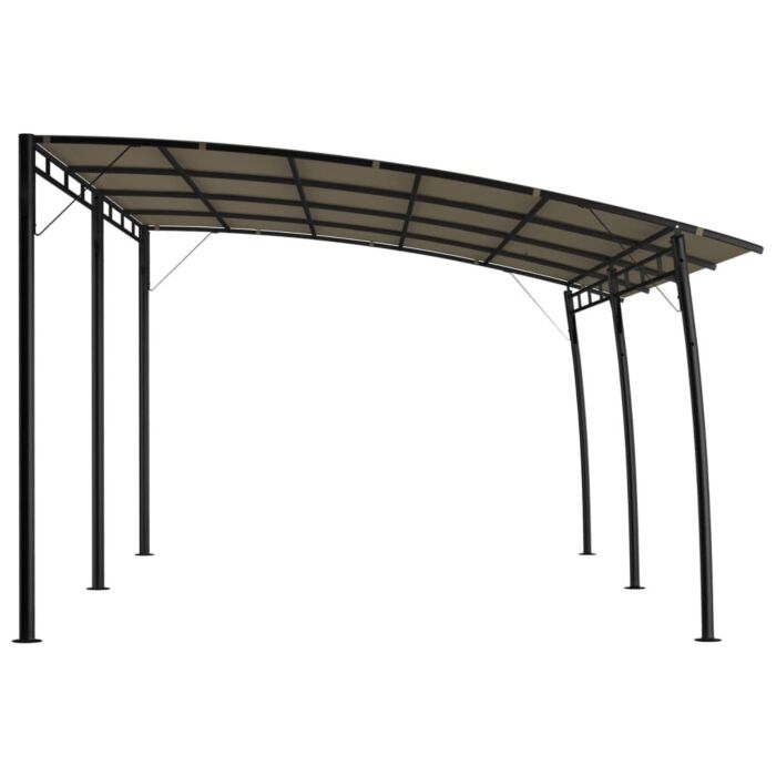 Vidaxl Garden Sunshade Awning 6x3x2.55 M Taupe