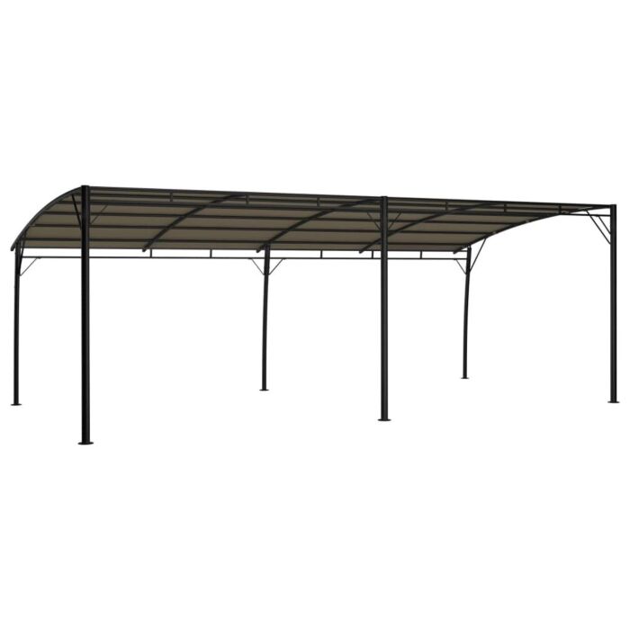 Vidaxl Garden Sunshade Awning 6x3x2.55 M Taupe