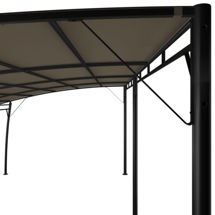 Vidaxl Garden Sunshade Awning 6x3x2.55 M Taupe