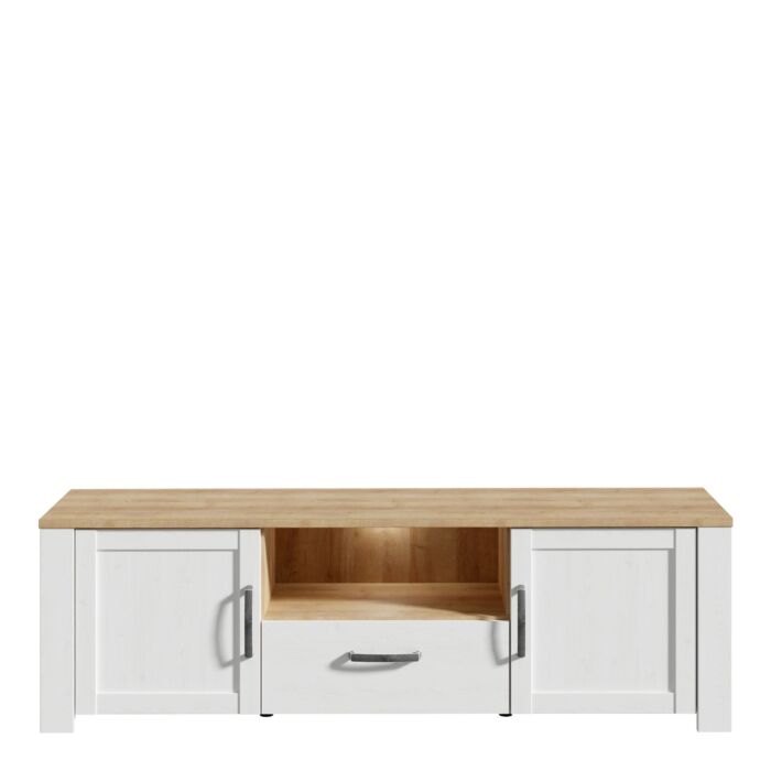 Bohol Tv Unit In Riviera Oak/white