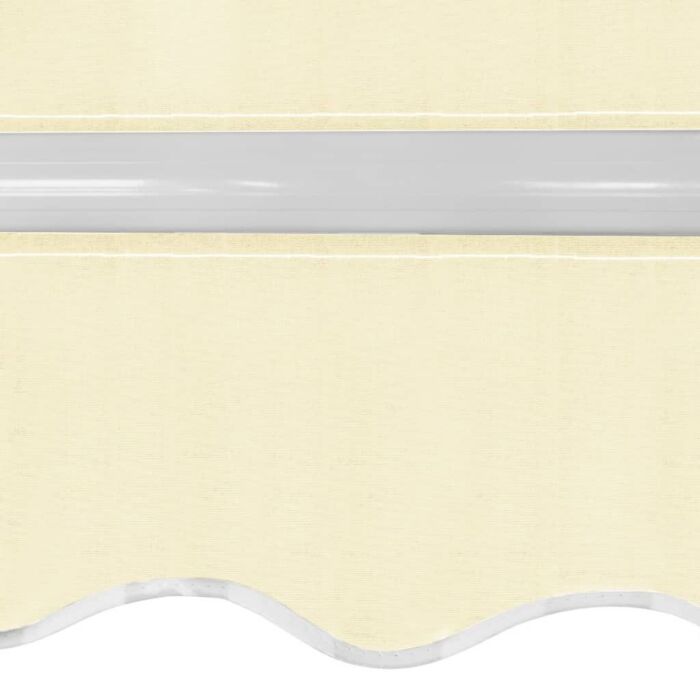 Vidaxl Folding Awning Manual Operated 400 Cm Cream
