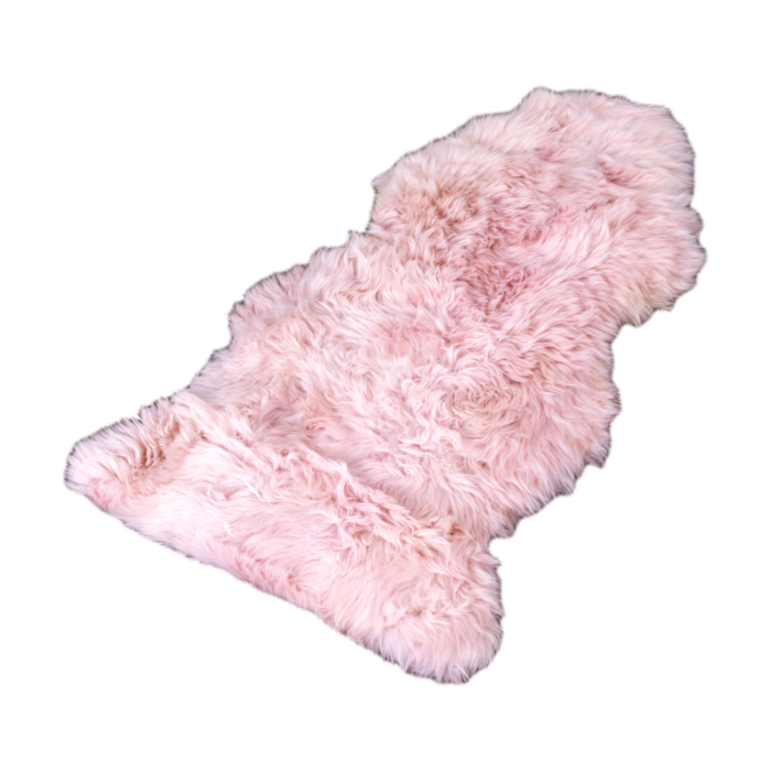 Blush Blush Pink Sheepskin Rug Xxl 60 X 120cm
