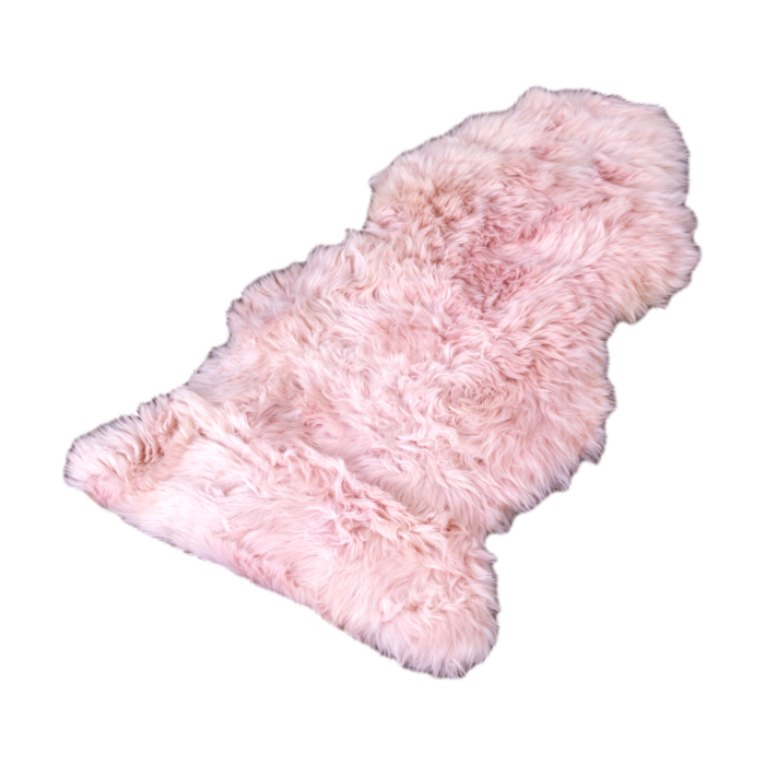 Blush Blush Pink Sheepskin Rug Xxl 60 X 120cm