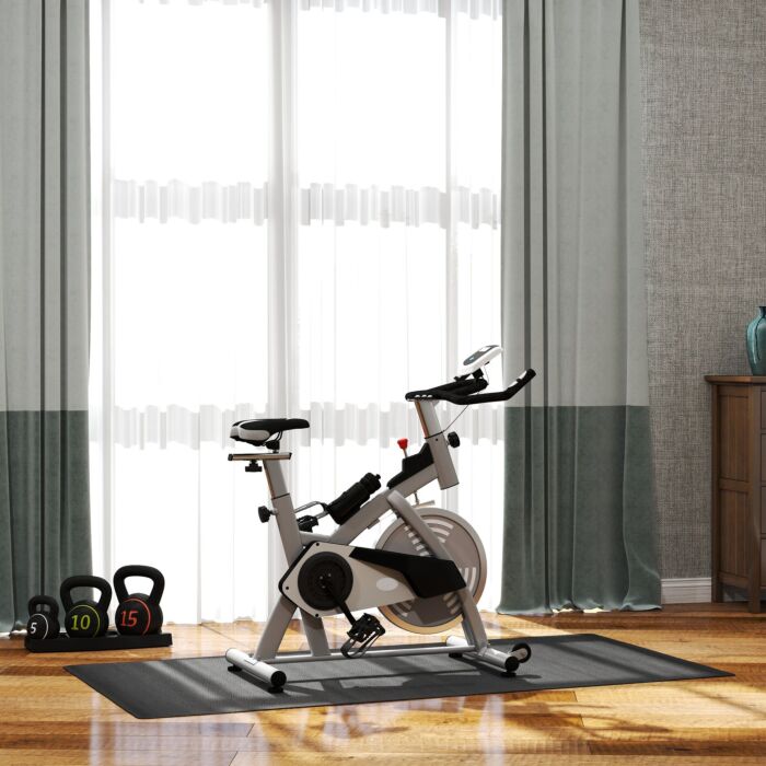 Homcom Thick Equipment Mat Gym Fitness Treadmill Exercise Bike Protect Floor Non-slip