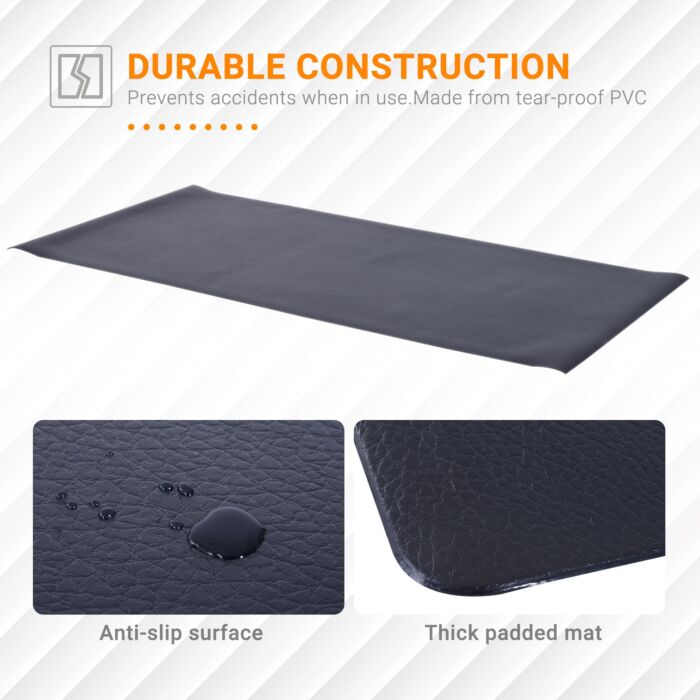 Homcom Thick Equipment Mat Gym Fitness Treadmill Exercise Bike Protect Floor Non-slip