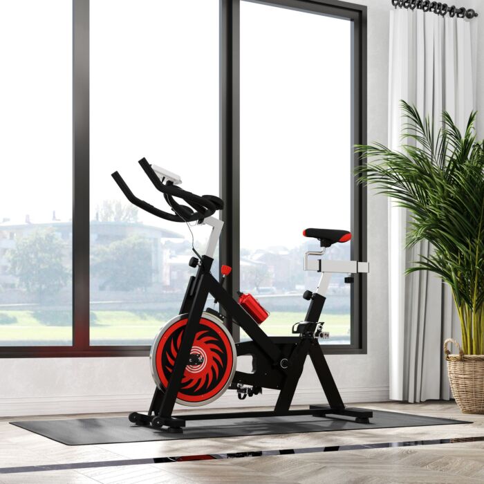 Homcom Thick Equipment Mat Gym Fitness Treadmill Exercise Bike Protect Floor Non-slip