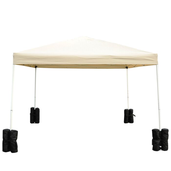 Outsunny 4pcs Gazebo Weight Sand Bag Bags Leg Weights Marquee Tent Canopy Base