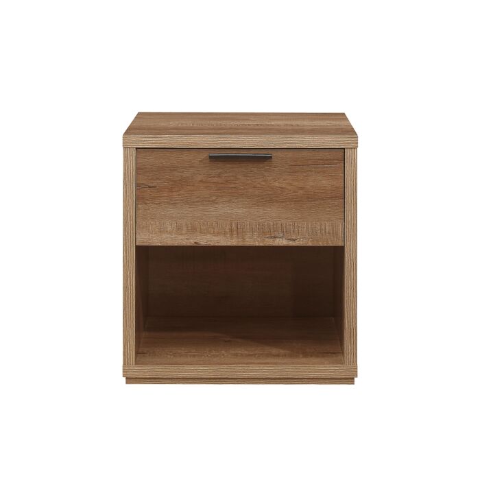 Stockwell 1 Drawer Bedside Rustic Oak