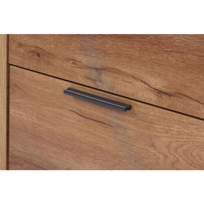 Stockwell 1 Drawer Bedside Rustic Oak