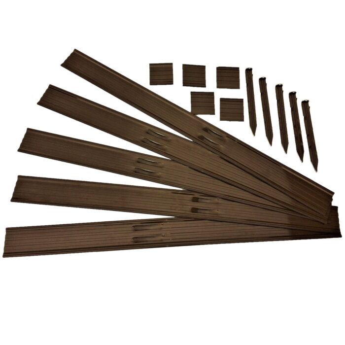 Swift Edge Garden Edging - 24m Pack - Brown