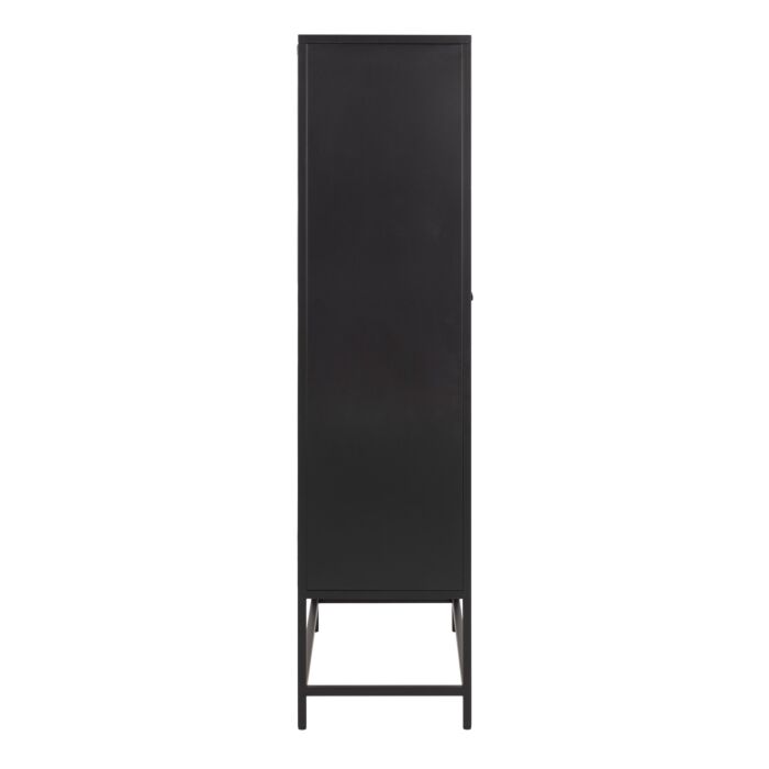 Newcastle 2 Door Cabinet In Matt Black