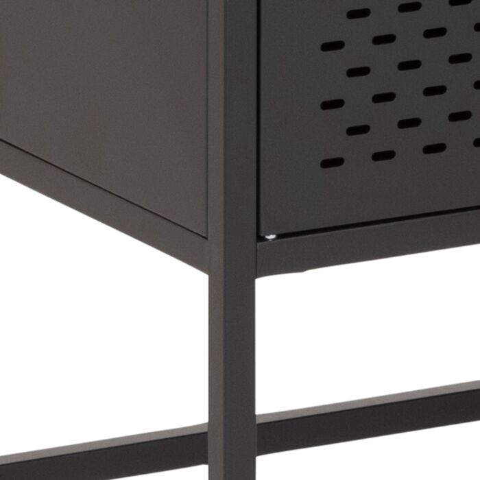 Newcastle 2 Door Cabinet In Matt Black