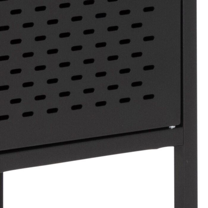 Newcastle 2 Door Cabinet In Matt Black
