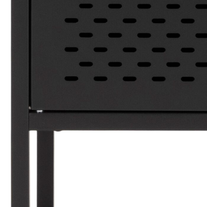 Newcastle 2 Door Cabinet In Matt Black