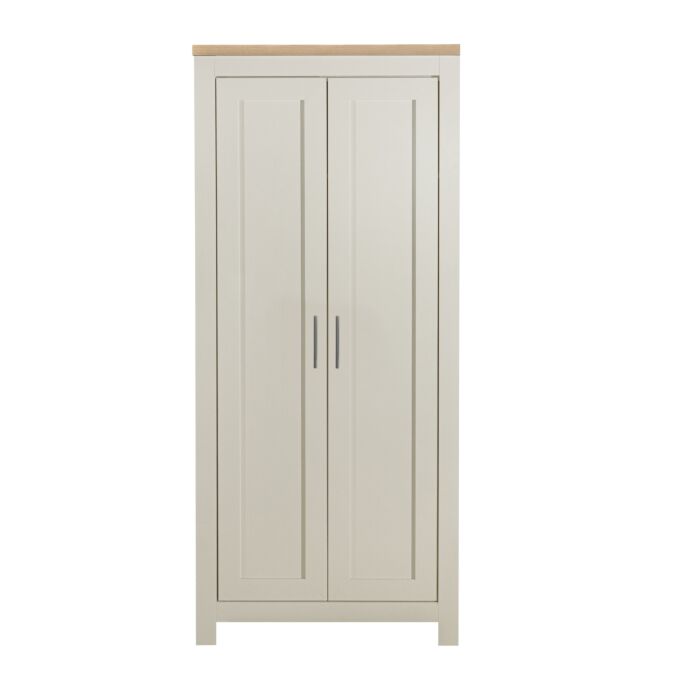 Highgate 2 Door Wardrobe Cream & Oak