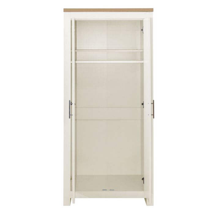 Highgate 2 Door Wardrobe Cream & Oak