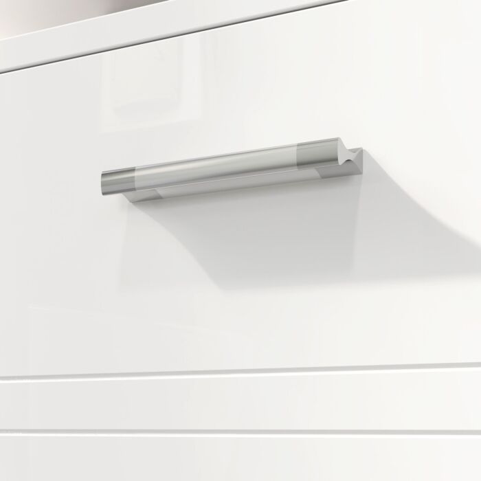 Kleankin Under Sink Cabinet, Bathroom Vanity Unit, Pedestal Under Sink Design, Storage Cupboard With Adjustable Shelf, White