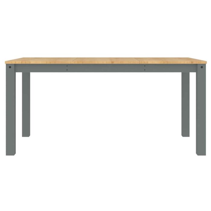 Vidaxl 5 Piece Dining Set Panama Grey Solid Wood Pine