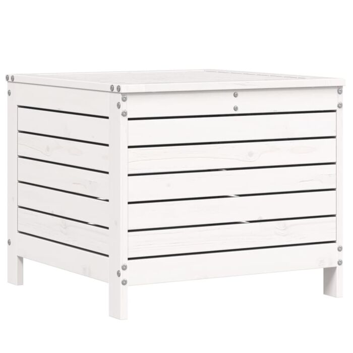 Vidaxl 5 Piece Garden Sofa Set White Solid Wood Pine