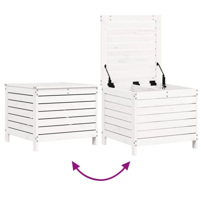 Vidaxl 5 Piece Garden Sofa Set White Solid Wood Pine