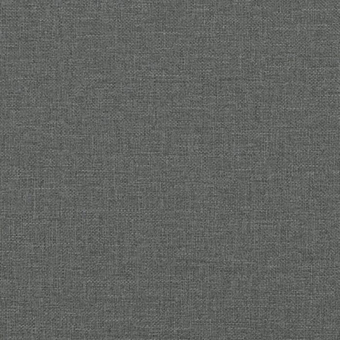 Vidaxl Box Spring Bed With Mattress Dark Grey 90x200 Cm Fabric