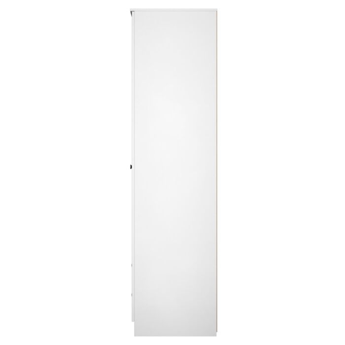 Yarmouth Tall Triple 2 Drawer Wardrobe In Black & White