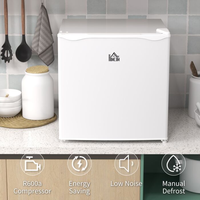 Homcom 35l Mini Freezer, -24℃ To -14℃ Temperature - White