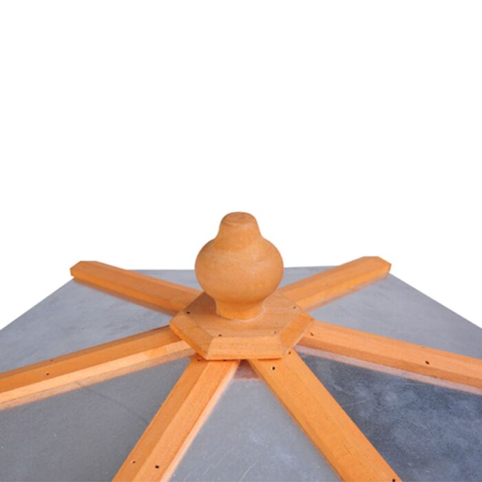 Pawhut Deluxe Bird Stand Feeder Table Feeding Station Wooden Garden Wood Coop Parrot Stand 113cm High New