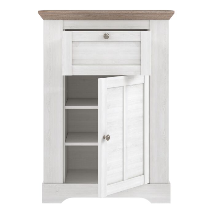 Illopa Chest Of Drawers In Oak Nelson/snowy Oak