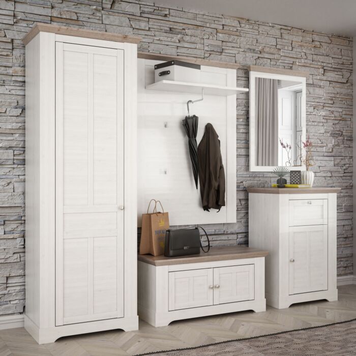 Illopa Chest Of Drawers In Oak Nelson/snowy Oak