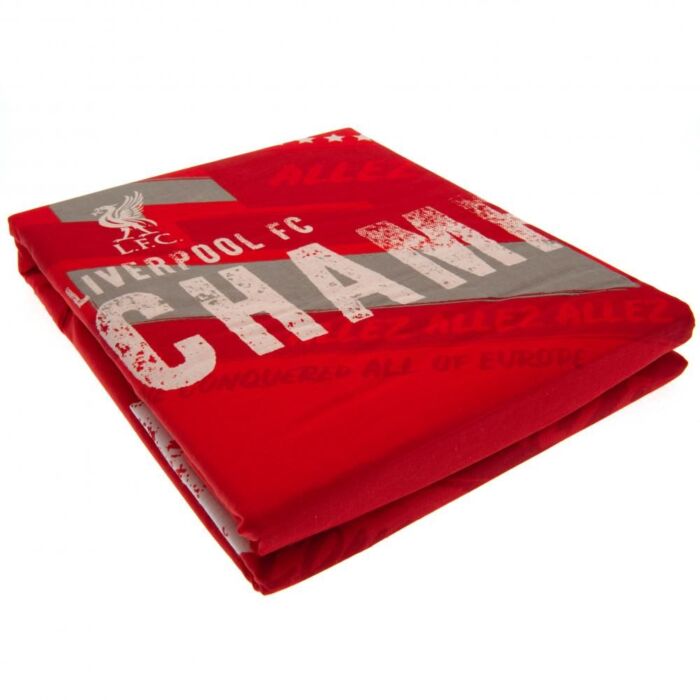 Liverpool Fc Champions Of Europe Single Duvet Set