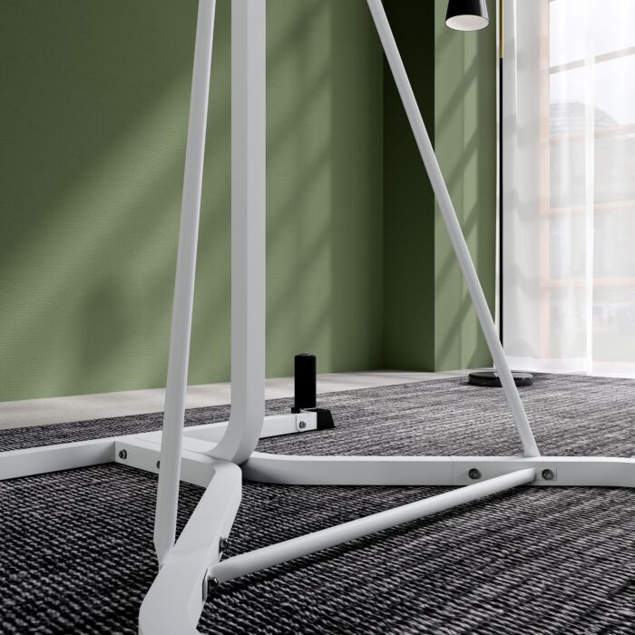 Homcom Freestanding Boxing Punch Bag & Speed Ball Station Hanging Frame Training Exercise Platform Home Gym Heavy Duty, White