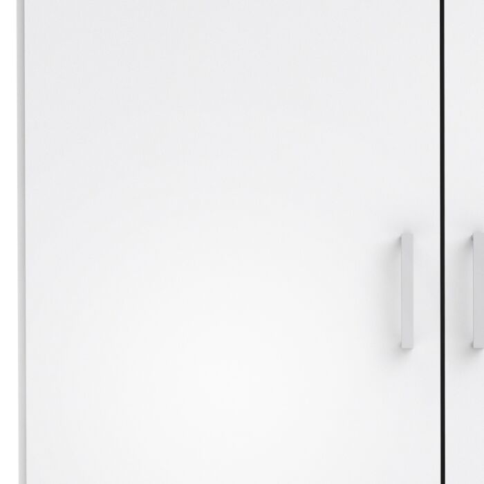 Space Wardrobe With 2 Doors White 1750