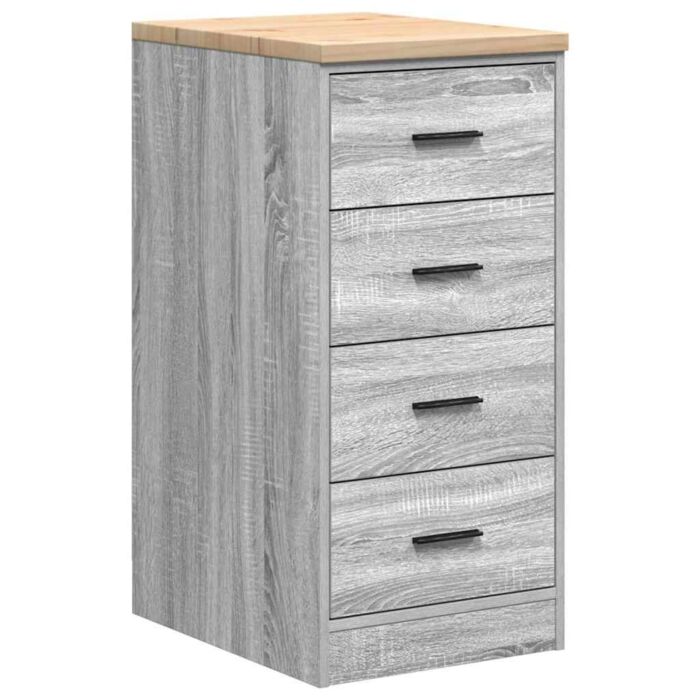 Vidaxl Garage Cabinets 6 Pcs Grey Sonoma Engineered Wood