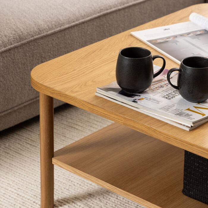 Banbury Square Coffee Table In Oak