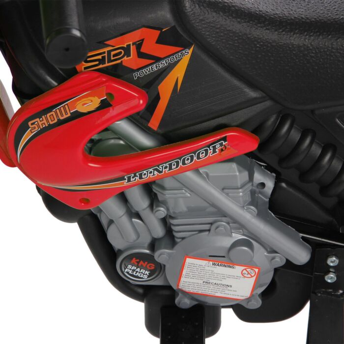 Homcom 6v Kids Child Electric Motorbike Ride On Motorcycle Scooter Children Toy Gift (red)