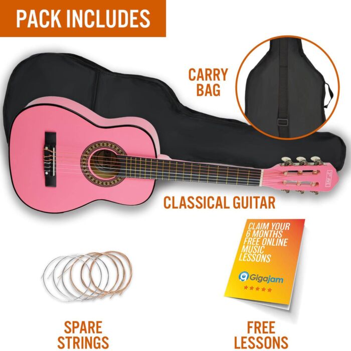 3rd Avenue 1/4 Size Classical Guitar Pack